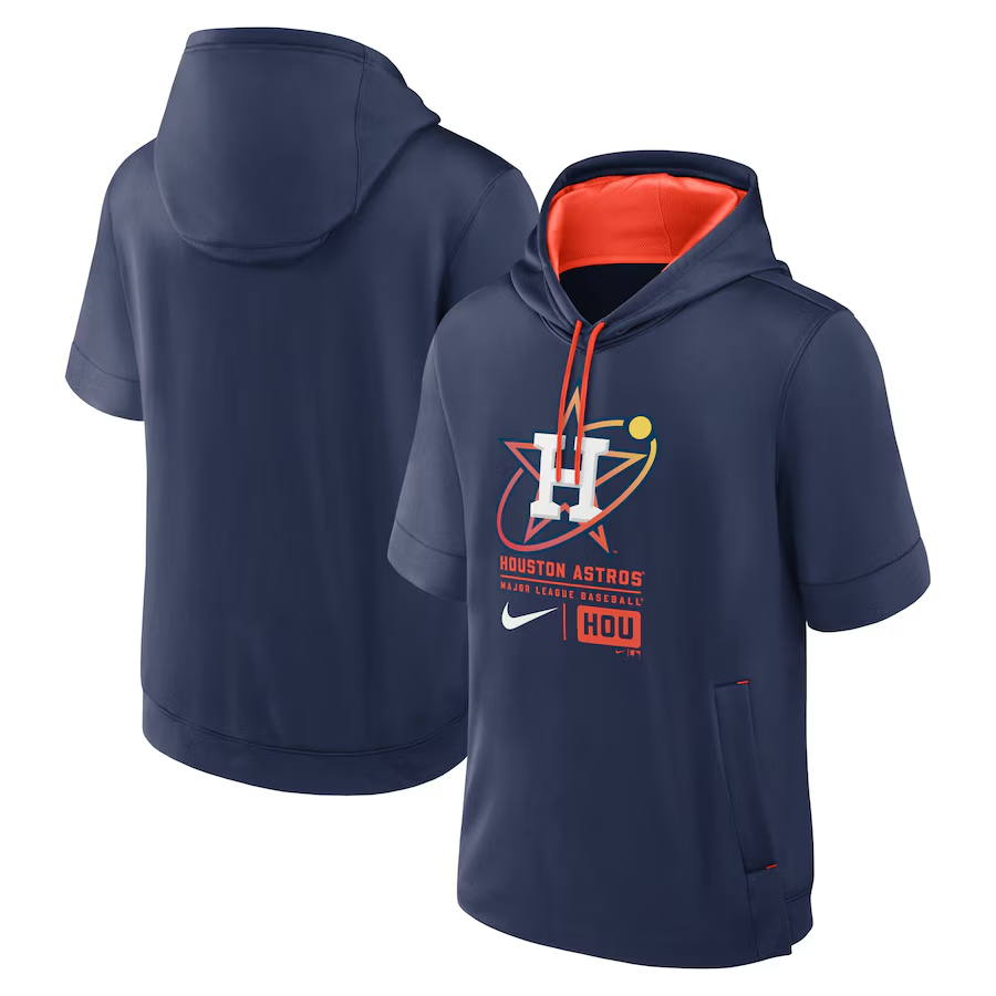 Men MLB Houston Astros blue 2024 Nike hoodie